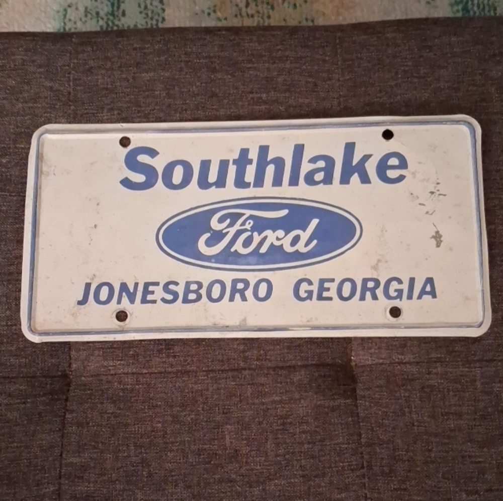 Vintage Dealership Tag